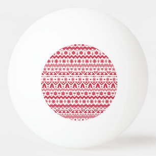 Bolinha De Ping Pong Padrão de natal festivo sem soldadura.