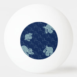 Bolinha De Ping Pong Padrão de Nome Abstrato