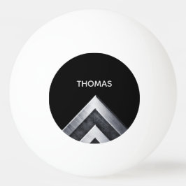 Bolinha De Ping Pong Padrão metálico Elegante monograma