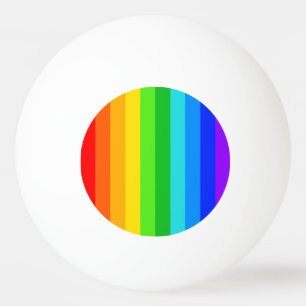 Bolinha De Ping Pong Padrão Rainbow Stripe #2