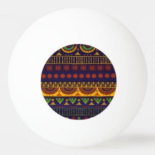 Bolinha De Ping Pong Padrão tribal, versátil para vários usos.