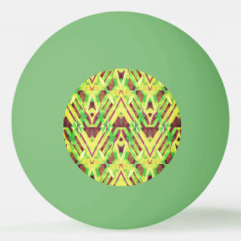 Bolinha De Ping Pong Padrão verde e castanho