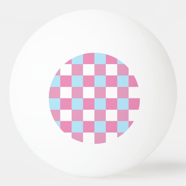 Bolinha De Ping Pong Padrão Xadrez (Frente)