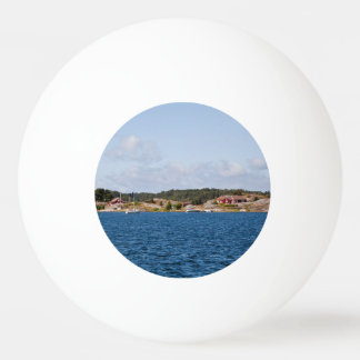 Bolinha De Ping Pong Paisagem costeira idílica