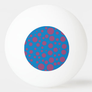 Bolinha De Ping Pong paixão roxa que sente pontos tontos da arte da lu