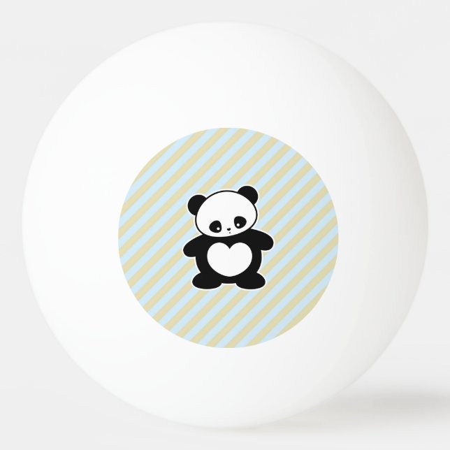 Bolinha De Ping Pong Panda de Kawaii (Frente)
