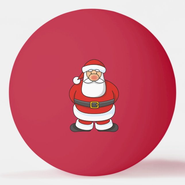 Bolinha De Ping Pong Papai Noel (Frente)