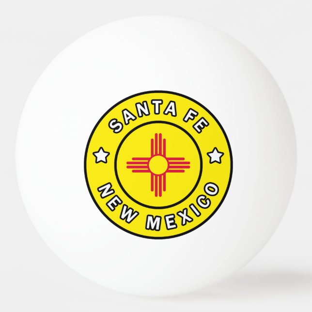 Bolinha De Ping Pong Papais noeis Do Novo México (Frente)
