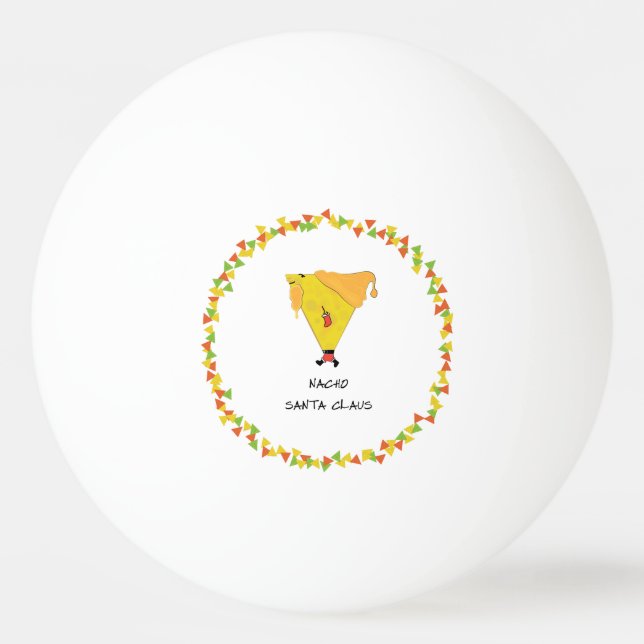 Bolinha De Ping Pong Papais noeis Nacho com Chips (Verso)