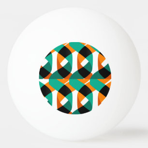 Bolinha De Ping Pong Papel de parede retrô: Design de vinheta