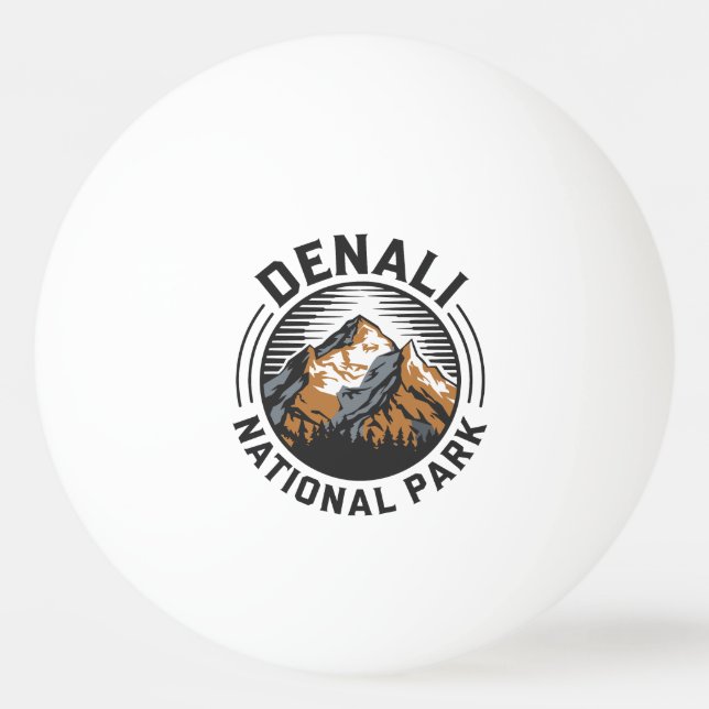 Bolinha De Ping Pong Parque Nacional Denali (Frente)