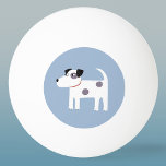 Bolinha De Ping Pong Parson Jack Russell Terrier Dog<br><div class="desc">Cão bonito,  mas fiel,  Parson Jack Russell Terrier,  em um fundo azul. Perfeito para o seu Pai de Cachorro ou Mãe de Cachorro.</div>