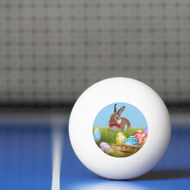 Bolinha De Ping Pong Páscoa bonita Bunnypara um humor positivo (Líquido)