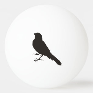Bolinha De Ping Pong Pássaro Canário em Pé