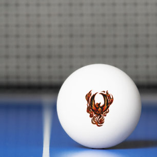 Bolinha De Ping Pong Pássaro De Fogo