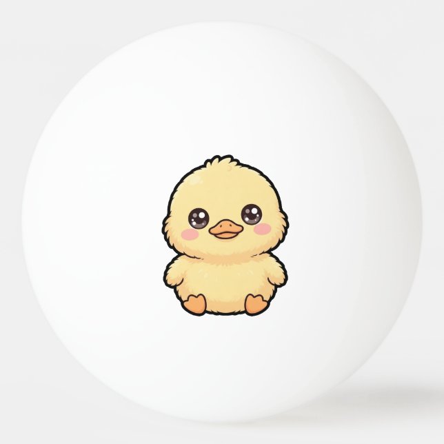 Bolinha De Ping Pong Patozinho Bebê Fofo (Frente)