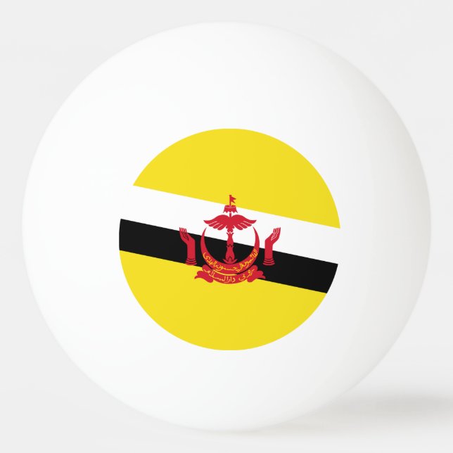 Bolinha De Ping Pong Patriotic Brunei Flag (Verso)