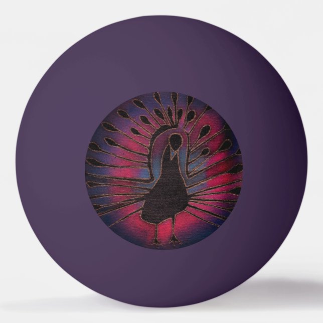 Bolinha De Ping Pong Peacock (Frente)