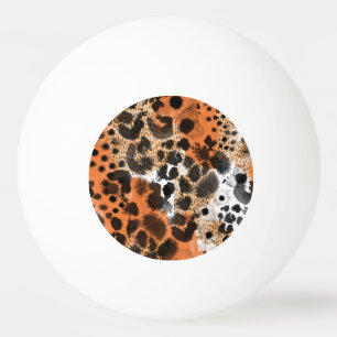 Bolinha De Ping Pong Pele animal: padrão leopardo criativo.