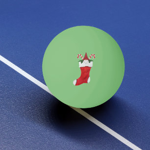 Bolinha De Ping Pong Pequeno Gnomo Canes de Natal Vermelho