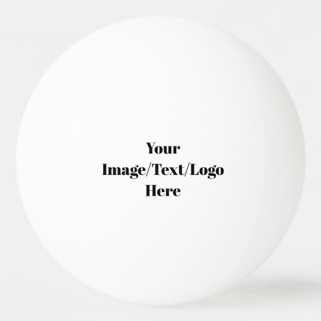 Bolinha De Ping Pong Personalizar (Frente)