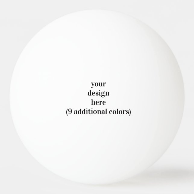 Bolinha De Ping Pong Personalizar ou Customizar  (Frente)