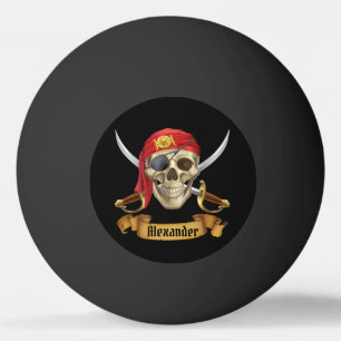 Bolinha De Ping Pong Personalizar Pirata