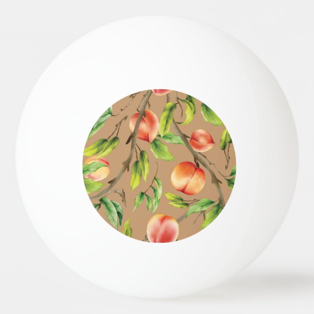 Bolinha De Ping Pong Pêssegos na árvore (Frente)