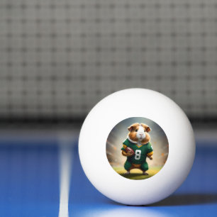 Bolinha De Ping Pong Pigskin Prodigy: A Quarterback do Porco da Guiné
