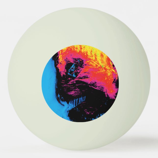 Bolinha De Ping Pong pimenta e plástico silenciadas (Frente)