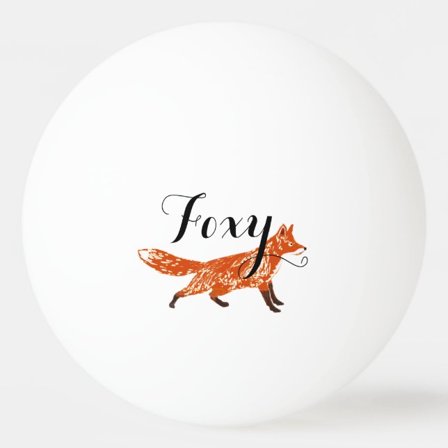 Bolinha De Ping Pong Ping Foxy Pong (Verso)