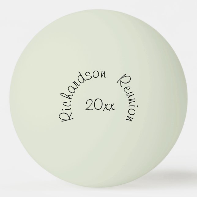 Bolinha De Ping Pong Ping Pong Ball - Reunião Familiar (Verso)