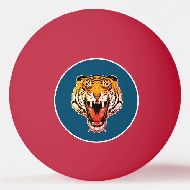 Bolinha De Ping Pong Ping Pong Ball ROARING TIGER (Frente)