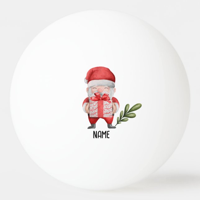 Bolinha De Ping Pong Ping pong Natal Papai Noel (Frente)