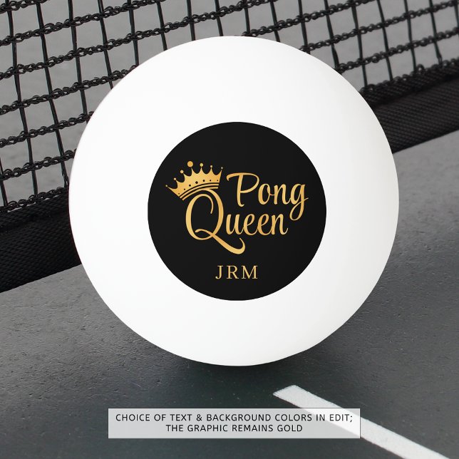 Bolinha De Ping Pong Ping Pong Rainha Dourada (Criador carregado)
