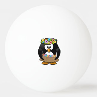 Bolinha De Ping Pong Pinguim de Hula dos desenhos animados