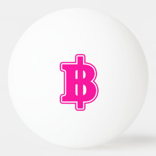 Bolinha De Ping Pong PINK BAHT SGN ฿ Moeda Moeda Tailandesa ฿