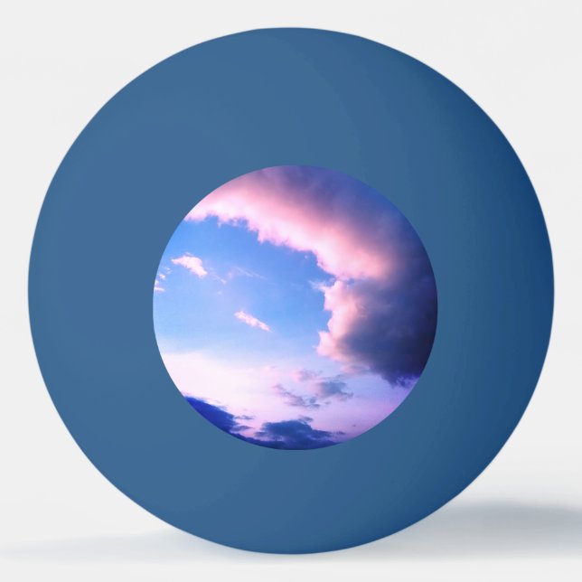 Bolinha De Ping Pong Pink clouds (Frente)