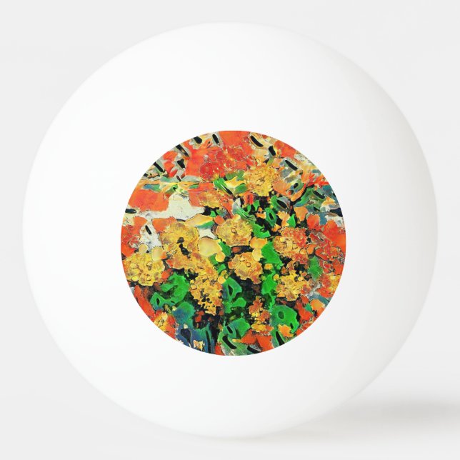 Bolinha De Ping Pong Pintura A Óleo Retro: Monet Van Gogh (Frente)
