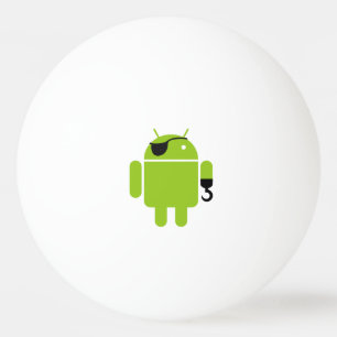 Bolinha De Ping Pong Pirata poderoso do robô do Android