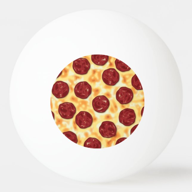 Bolinha De Ping Pong Pizza Pepperoni (Frente)