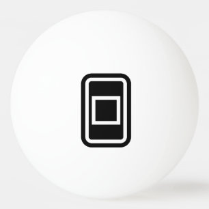 Bolinha De Ping Pong Placa Zener Quadrado oco