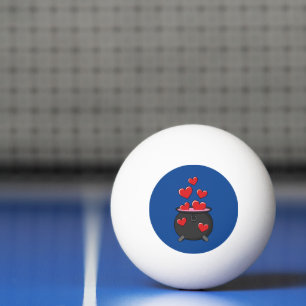 Bolinha De Ping Pong Poção do Amor Corações