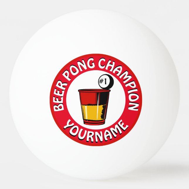 Bolinha De Ping Pong Pong de Cerveja Personalizado (Verso)