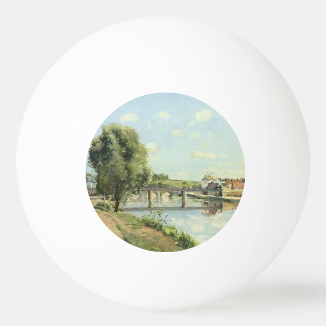 Bolinha De Ping Pong Pont Du Chemin De Fer Camille Pissarro (Frente)