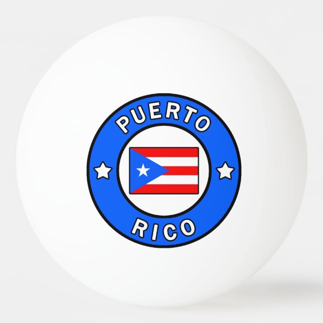 Bolinha De Ping Pong Porto Rico (Frente)
