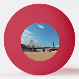 Bolinha De Ping Pong praia de Blackpool