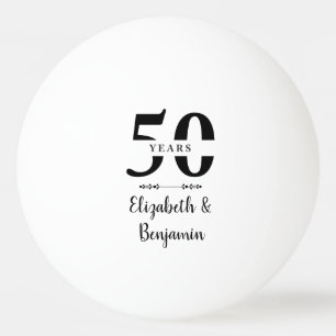 Bolinha De Ping Pong Presente de Aniversário de 50 Anos de Casamento Do
