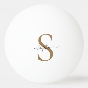 Bolinha De Ping Pong Presente Personalizado com Nome Customizado em Let