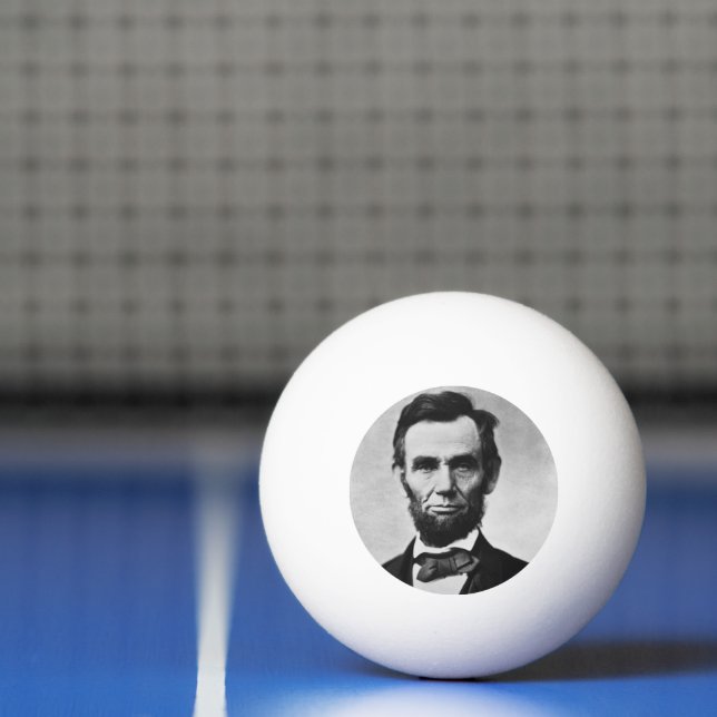 Bolinha De Ping Pong Presidente americano Abraham Lincoln, Guerra Civil (Líquido)